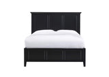 4N02L6 Paragon Wood Panel Bed In Black