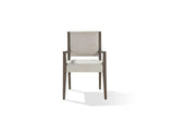 FQBM64B Oakland Upholstered Arm Chair In Brunette (Set of 2)