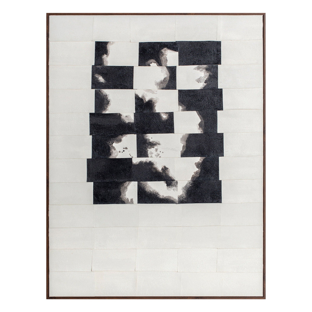 30" x 40" Monok Handpainted Wall Art - Multi