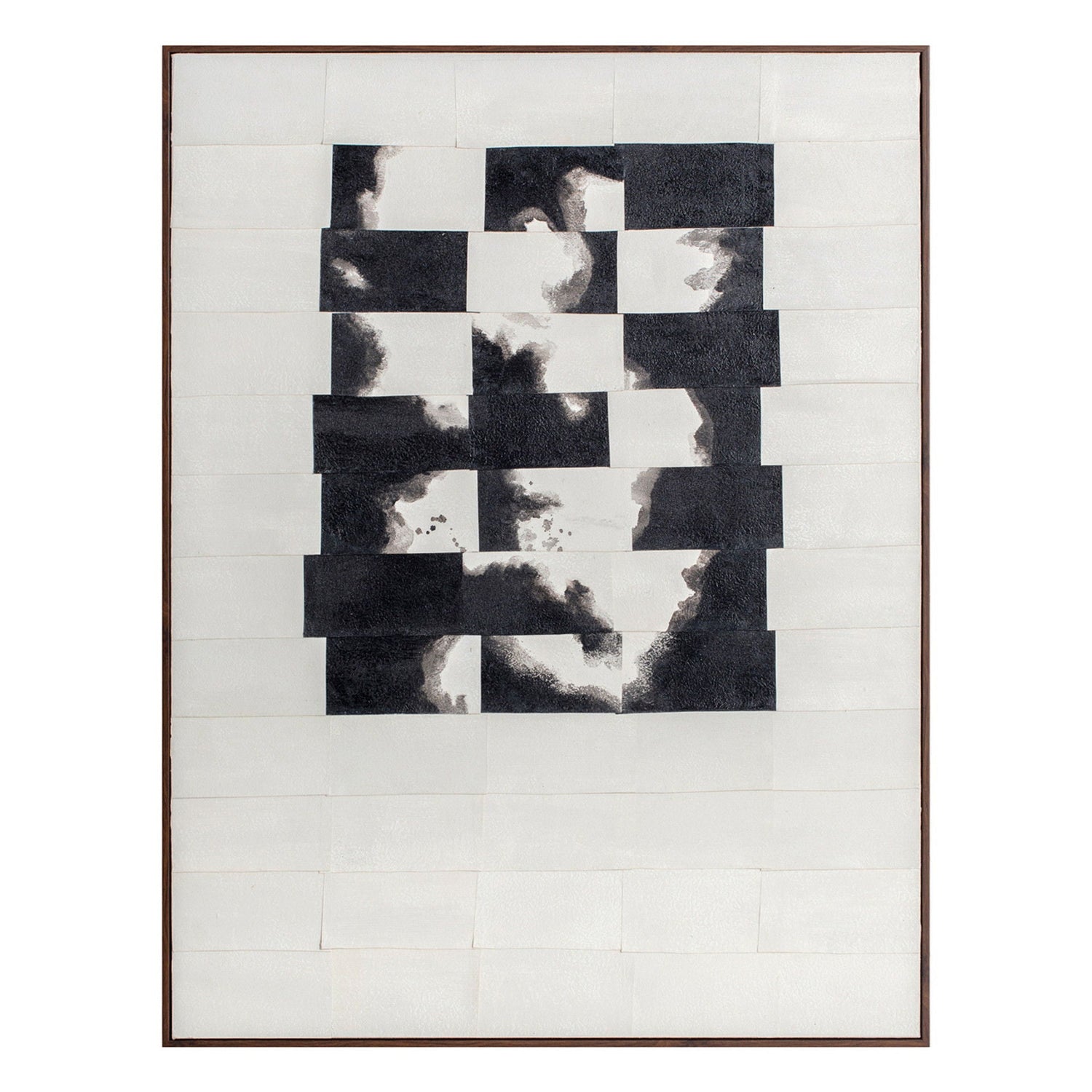 30" x 40" Monok Handpainted Wall Art - Multi