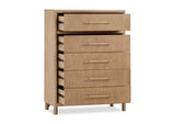 NSPV84 Dorsey Five Drawer Chest In Granola