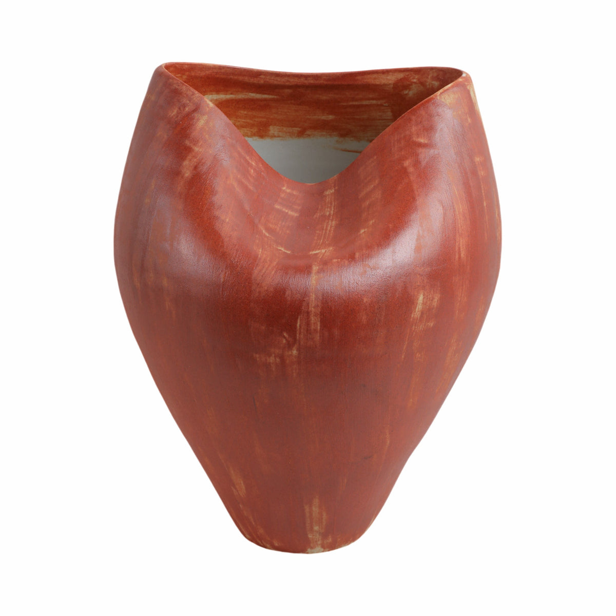 18" Jenison Large Porcelain Vase - Red
