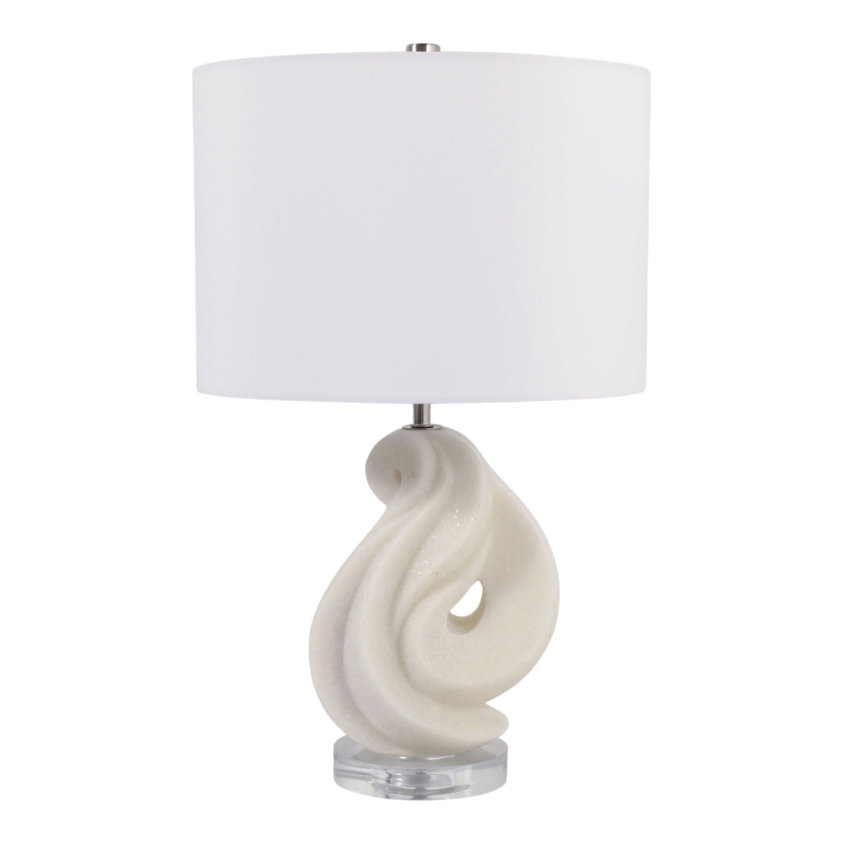 21" Fremont Quartz Resin Table Lamp - Multi