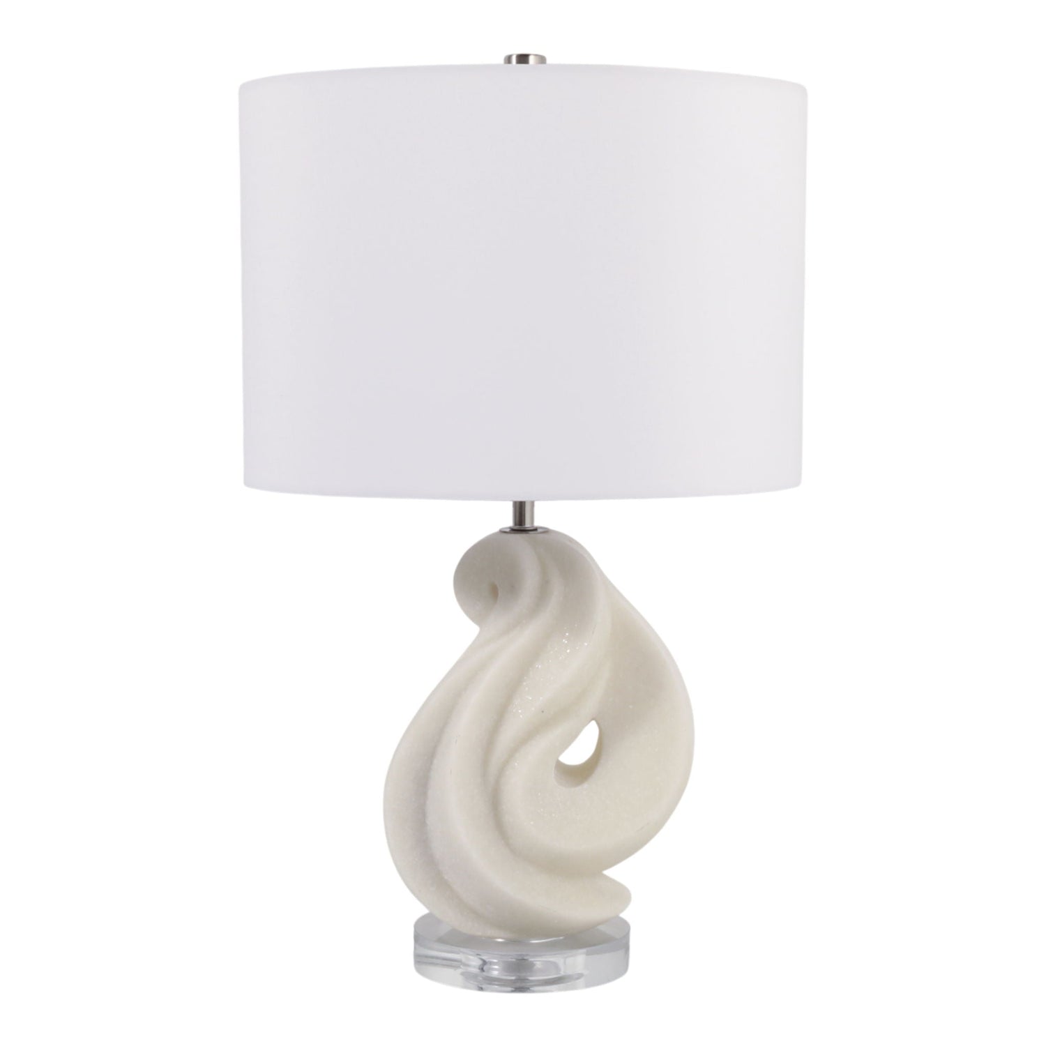 21" Fremont Quartz Resin Table Lamp - Multi