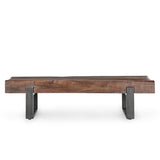 Duarte - Solid Wood Bench - Reclaimed Brown
