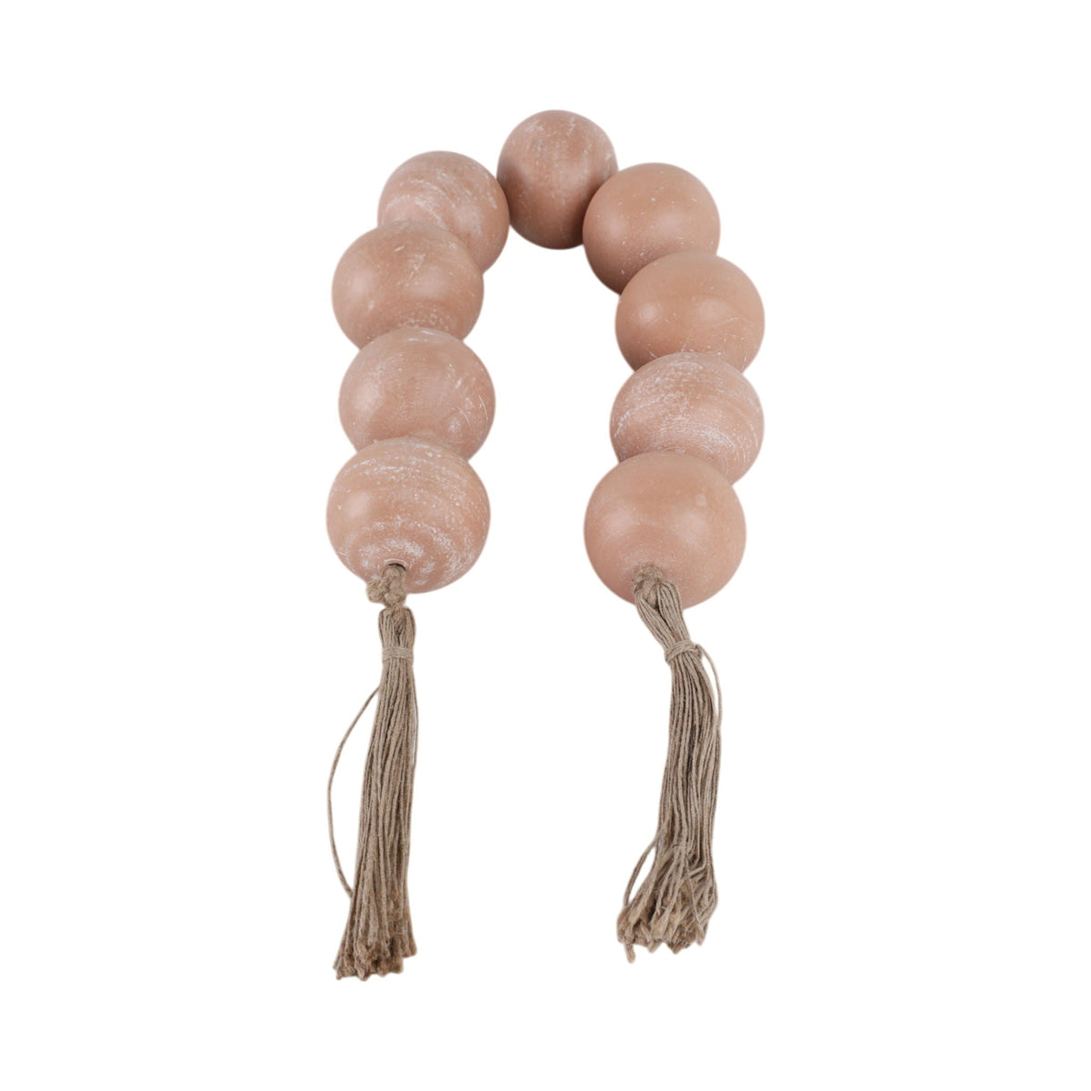 44" x 3" Terracotta Bead Garland - Light Brown