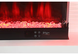 FM-AC8009WH-TV Peseux 71" TV Stand w/ Electric Fire Place
