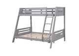 FM-BK003GY-BED Emilee Twin/Full Bunk Bed