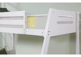 FM-BK003WH-BED Emilee Twin/Full Bunk Bed