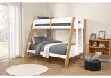 FM-BK202WH-TF-BED Delbin Twin/Full Bunk Bed