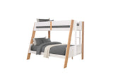 FM-BK202WH-TF-BED Delbin Twin/Full Bunk Bed