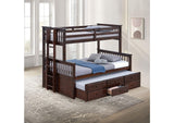 FM-BK458F-DW-BED University Twin/Full Bunk Bed