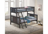 FM-BK602F-GY-BED Spring Creek Twin/Full Bunk Bed
