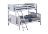 FM-BK602F-WH-BED Spring Creek Twin/Full Bunk Bed