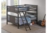 FM-BK602FF-GY-BED Spring Creek Full/Full Bunk Bed