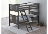 FM-BK602TT-GY-BED Spring Creek Twin/Twin Bunk Bed
