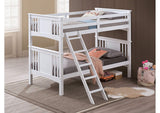 FM-BK602TT-WH-BED Spring Creek Twin/Twin Bunk Bed