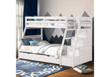 FM-BK611WH-BED+TR Ellington Twin/Full Bunk Bed