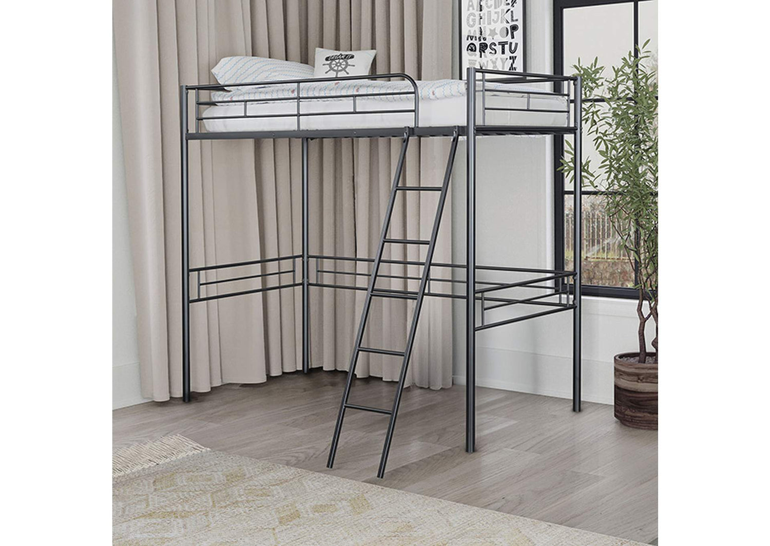 Myles Twin Loft Bed