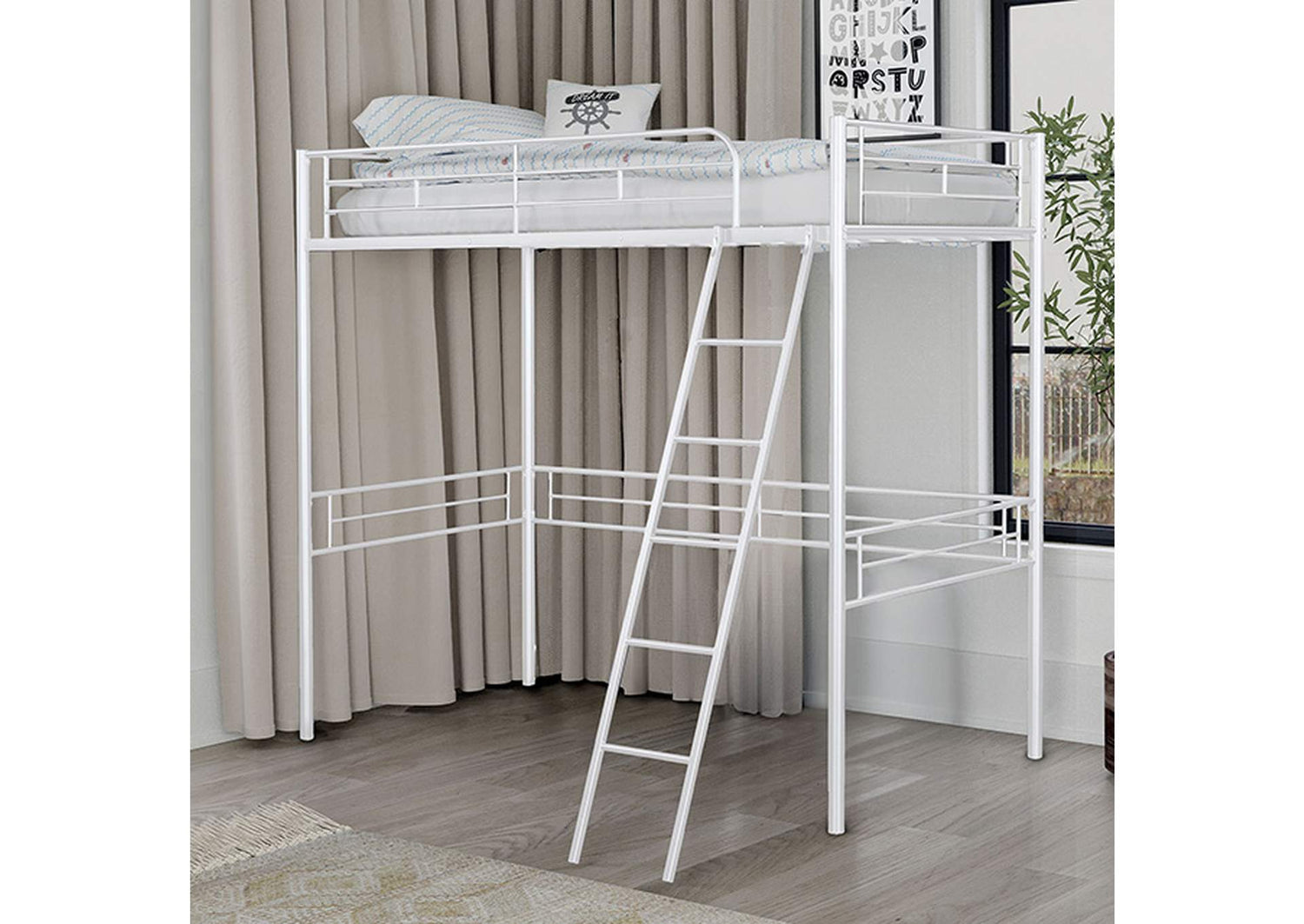 Myles Twin Loft Bed