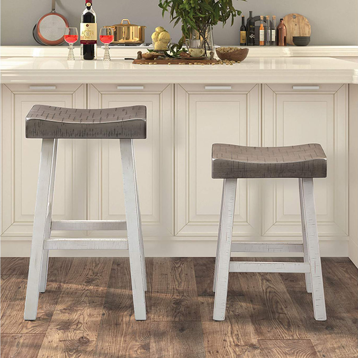 FM-BR3001WH-29-2PK Biasca 29" Stool (2/CTN)