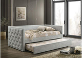 FM1202GY-BED Renzi Twin Daybed w/ Trundle