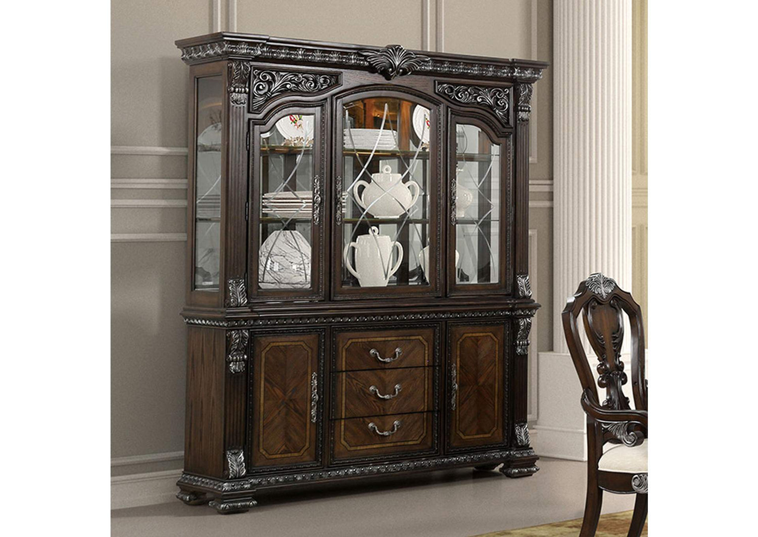 Promenade Hutch And Buffet
