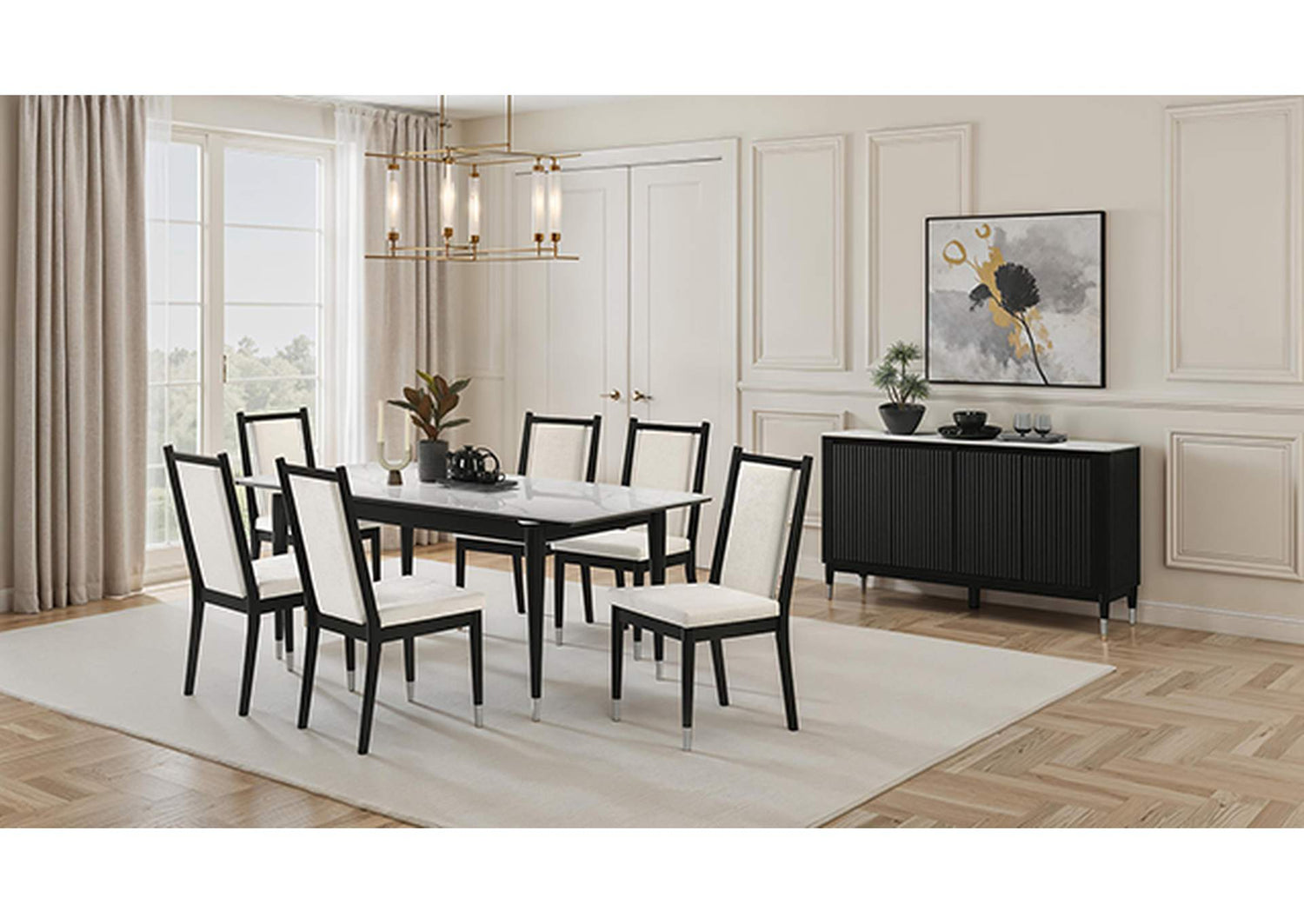 FM32001BK-T Maidstone Dining Table