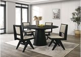 FM3222BK-RT-59-TABLE Tottenham 59" Round Dining Table