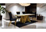 FM33001GD-T-TABLE Basilicata Dining Table