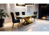 FM33013BK-SC-2PK Basilicata Gold Chair (2/CTN)