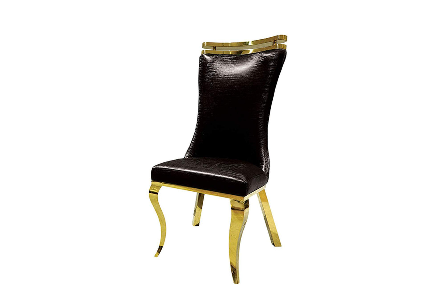 Palazzo Chair, Gold/Black (2/CTN)
