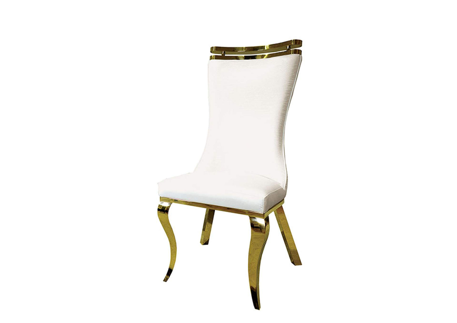 Palazzo Chair, Gold/White (2/CTN)