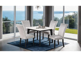 FM3330BK-ST-TABLE Sabro Square Dining Table