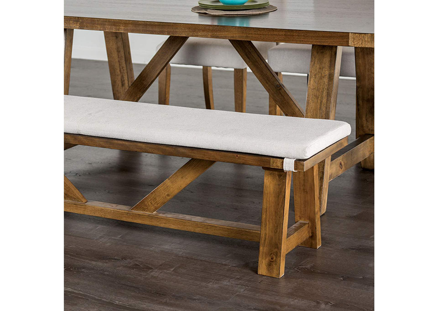 Losone Bench w/ Cushion