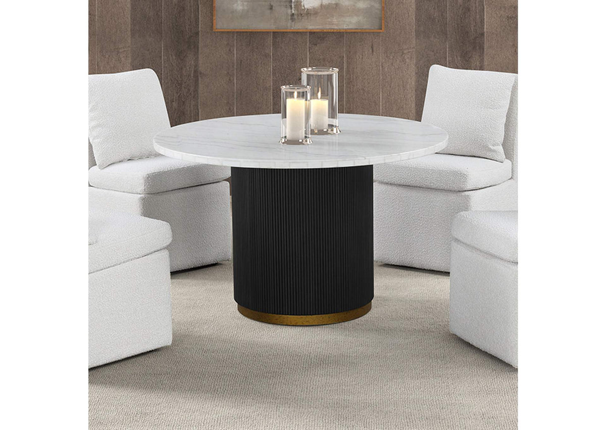 Varde Round Dining Marble Table