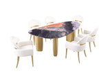 FM37006GY-T-TABLE Northwich Dining Table