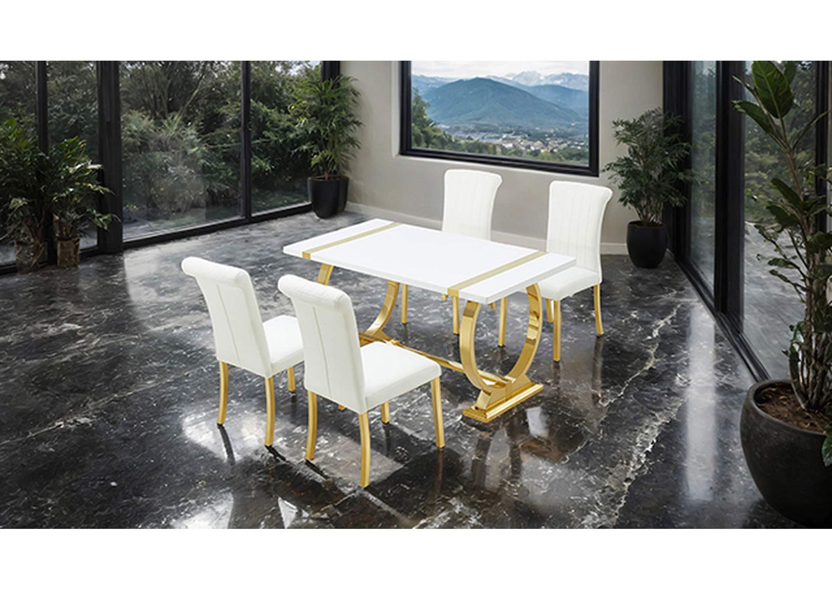FM37007GD-T Holstebro 60" Dining Table
