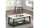 Thisted Rectangle Marble Coffee Table w/ Casters