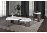 FM44006GY-E Levis Triangle End Table