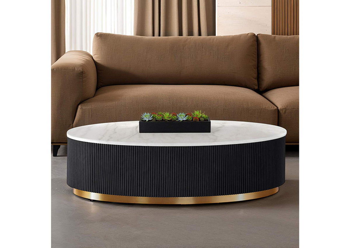 Virden Oval Cocktail Table