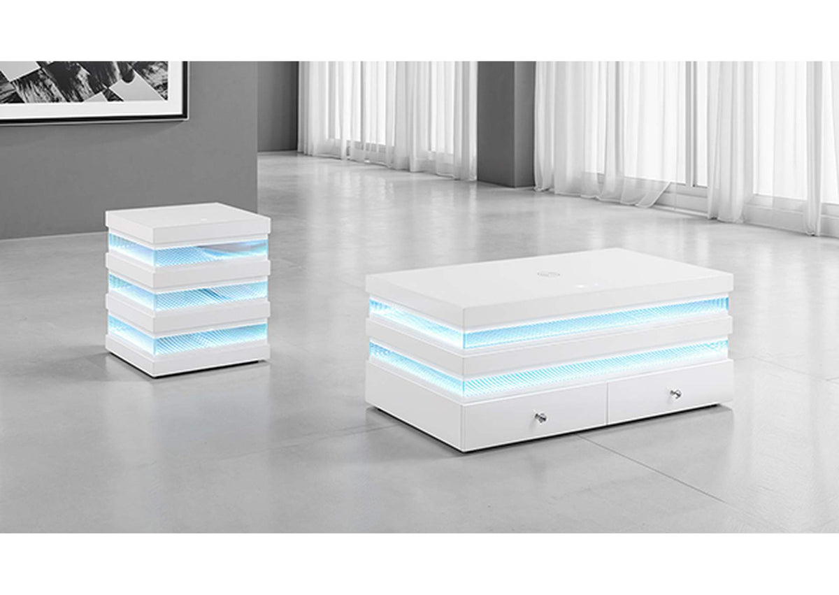 FM47008WH-C Maloy Rectangular Cocktail Table