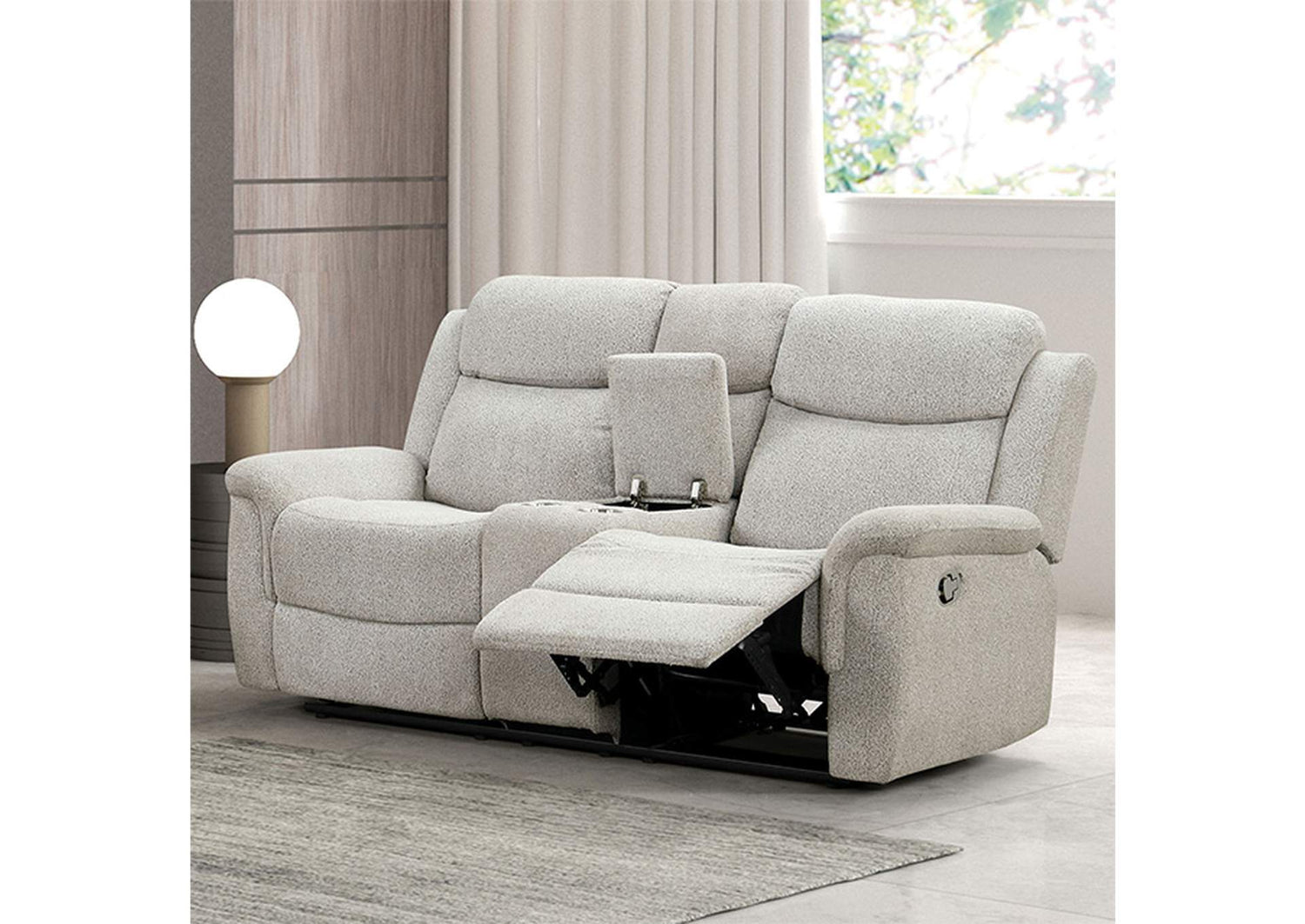 Sandbach Manual Reclining Loveseat With Console
