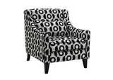 FM61007BK-CH-PT Viviani Accent Chair