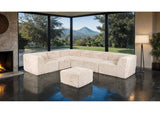 FM62102BG-SECT-L+OT Nappi Large L-Sectional w/ Ottoman (Compressed Foam)