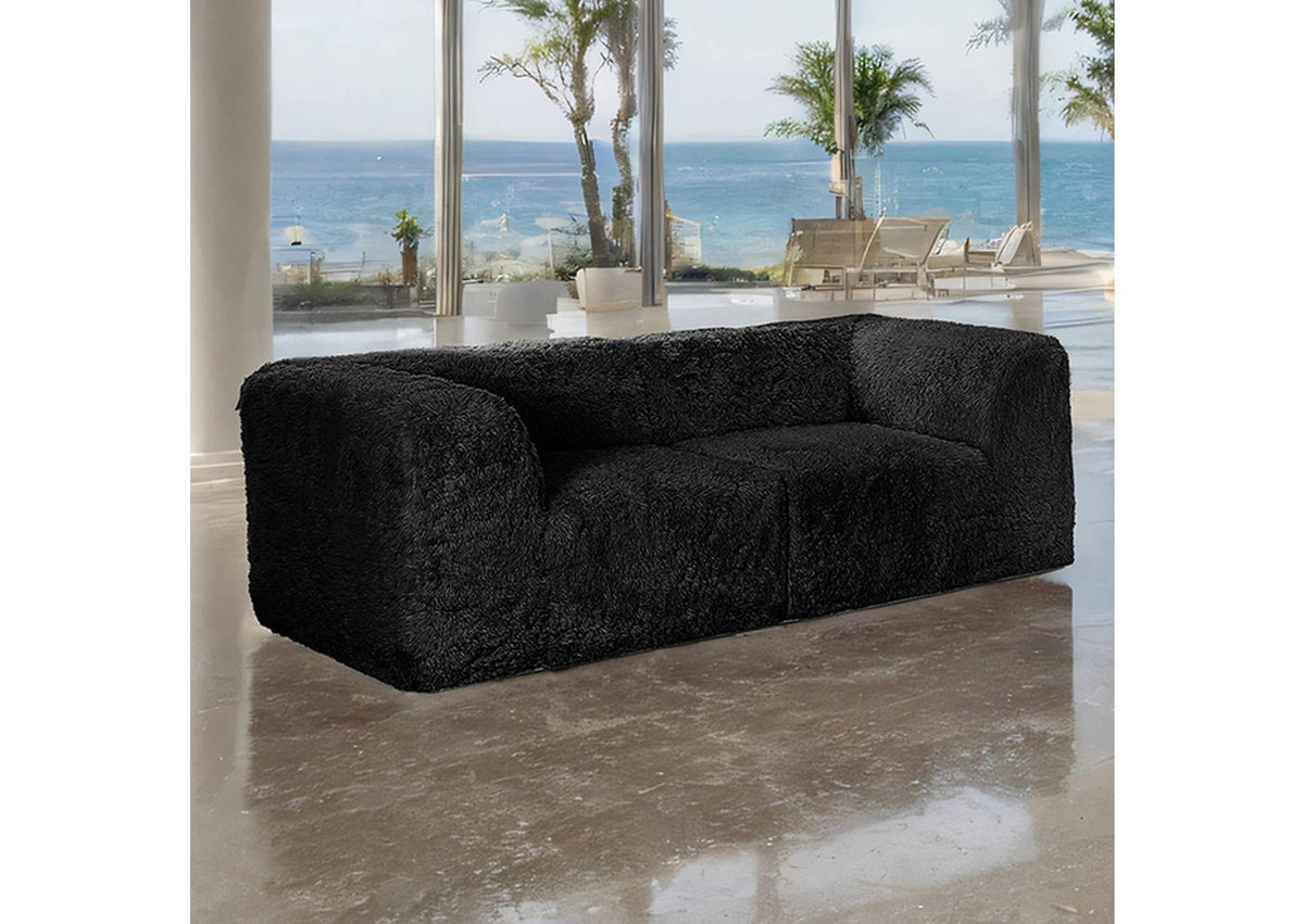 FM62102BK-LV-PK Nappi Loveseat (Compressed Foam)