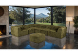 FM62102GR-SECT-L+OT Nappi Large L-Sectional w/ Ottoman (Compressed Foam)
