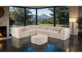FM62102TP-SECT-L+OT Nappi Large L-Sectional w/ Ottoman (Compressed Foam)