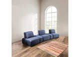 FM63001BL-G Stavanger Curved 3-Seater