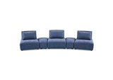 FM63001BL-G Stavanger Curved 3-Seater